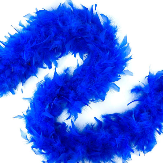 Chandelle Feather Boa - Medium Weight - Royal - Chandelle Boa