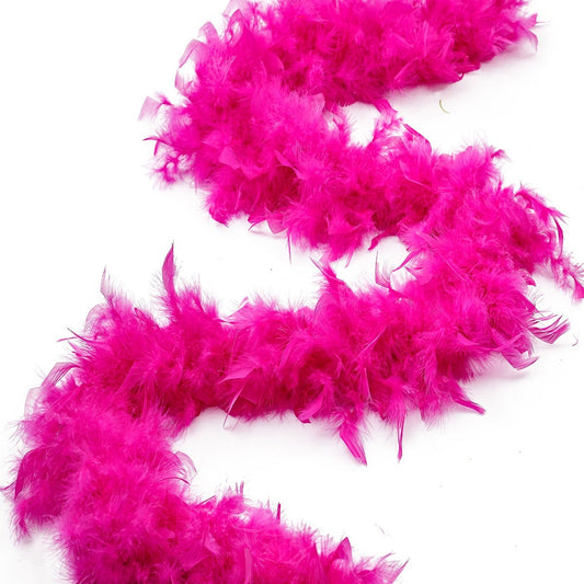 Chandelle Feather Boa - Medium Weight - Shocking Pink - Chandelle Boa