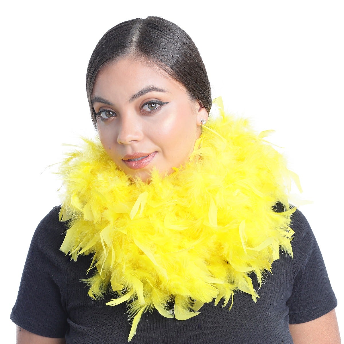 Chandelle Feather Boa - Medium Weight - Yellow - Chandelle Boa