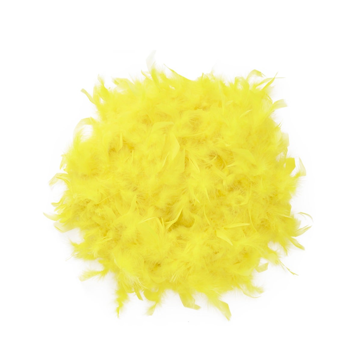 Chandelle Feather Boa - Medium Weight - Yellow - Chandelle Boa