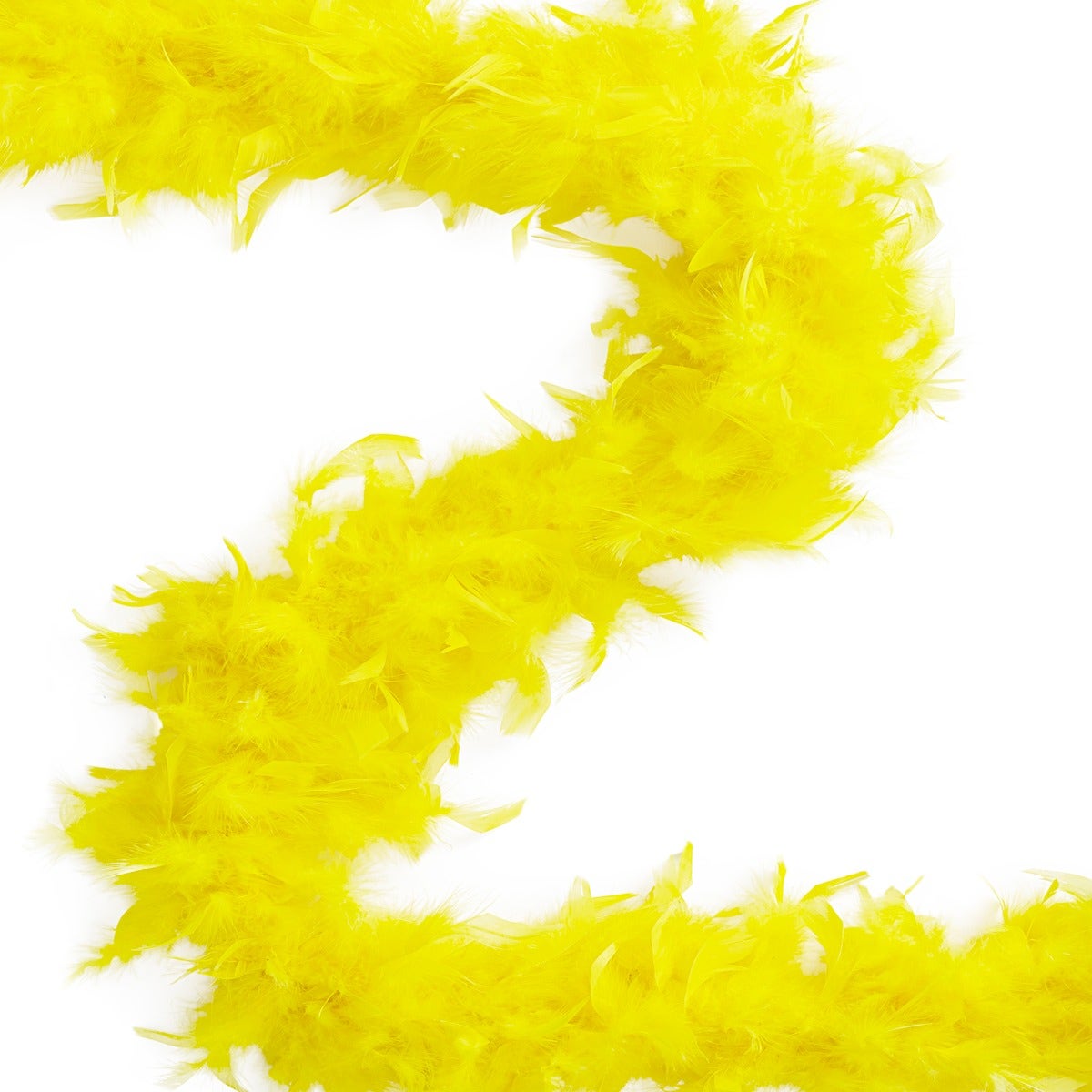 Chandelle Feather Boa - Medium Weight - Yellow - Chandelle Boa