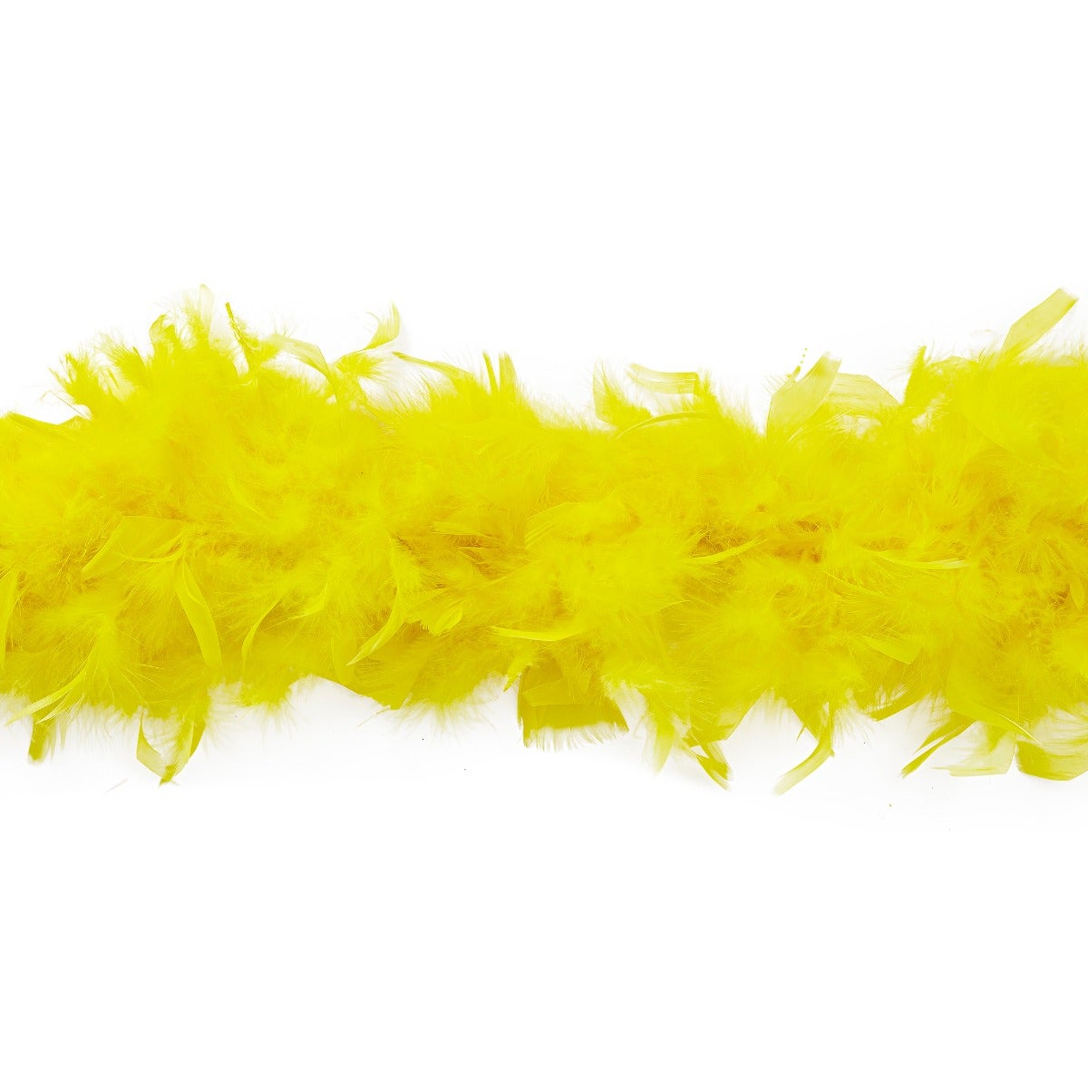 Chandelle Feather Boa - Medium Weight - Yellow - Chandelle Boa