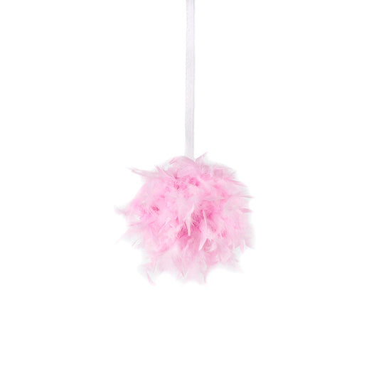 Chandelle Feather Pom Poms - Candy Pink - 12’’ - Feathers