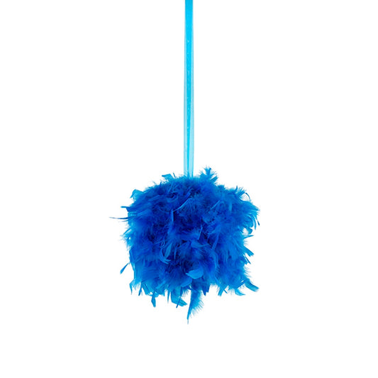 Chandelle Feather Pom Poms - Dark Turquoise - Feathers