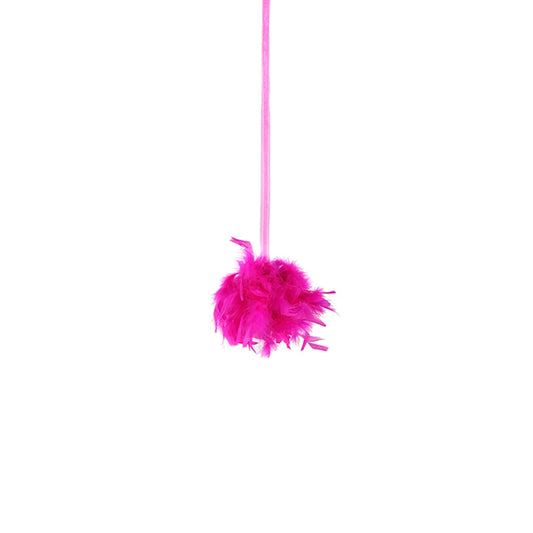 Chandelle Feather Pom Poms - Shocking Pink - 6’’ - Feathers