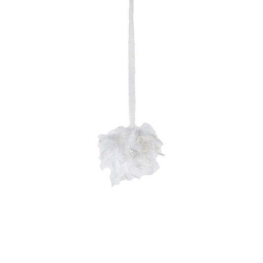 Chandelle Feather Pom Poms - White - 6’’ - Feathers