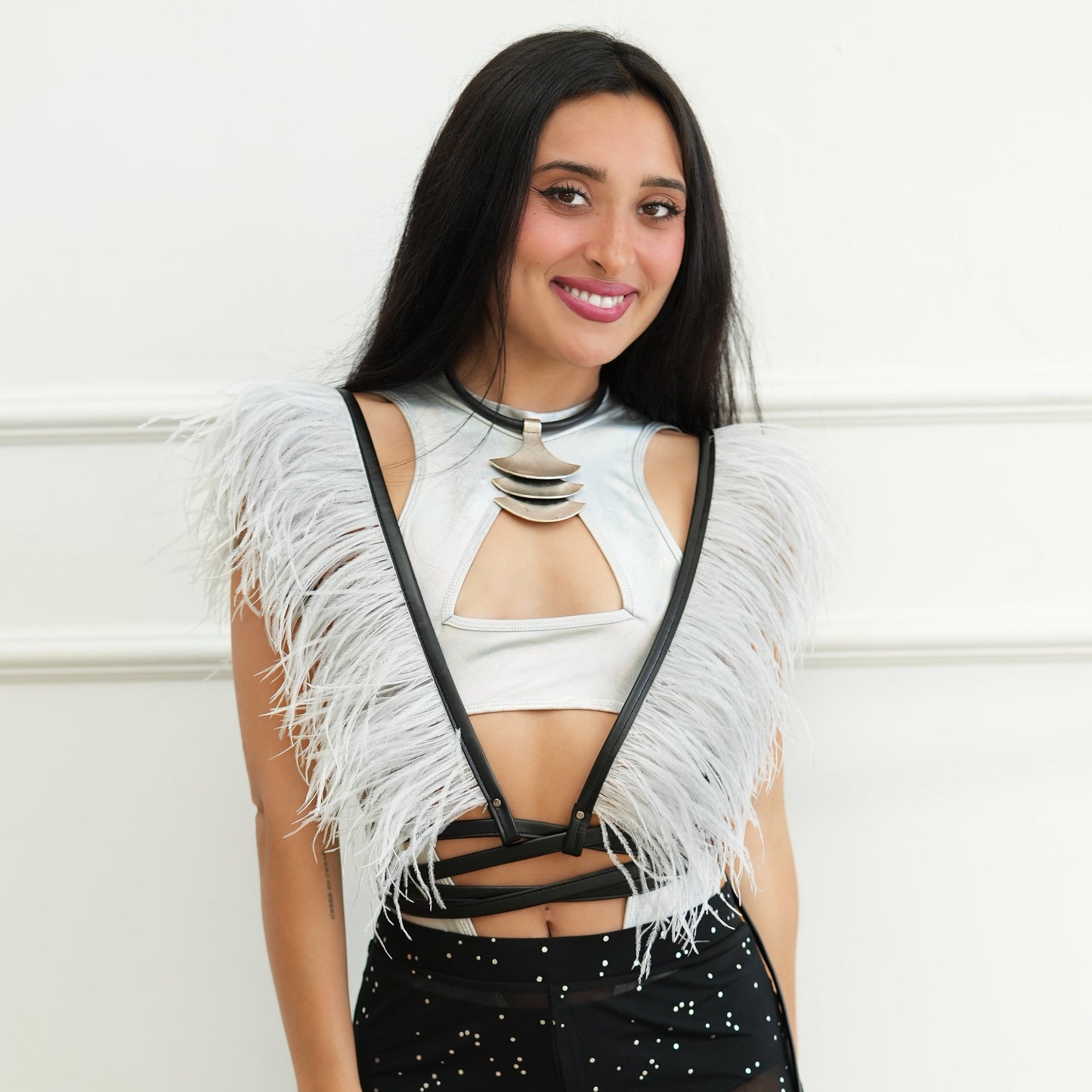 Chloe Festival Harness - SIlver