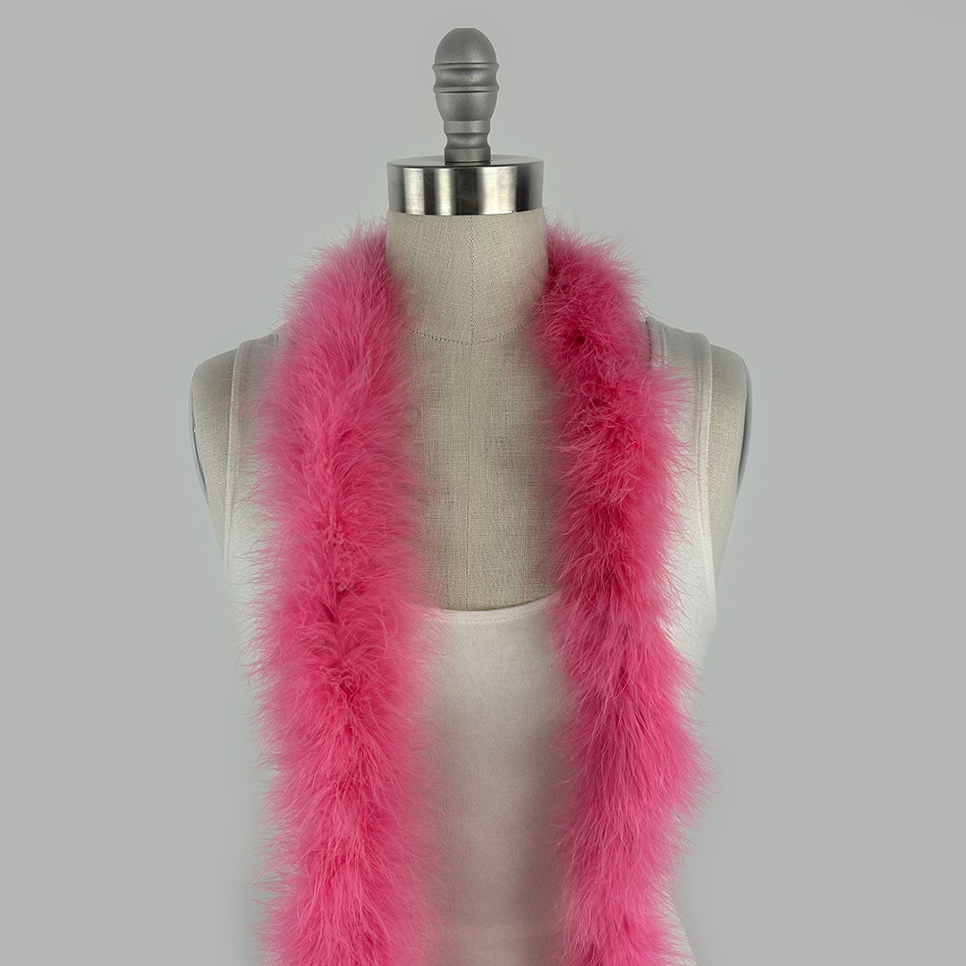 Full Marabou Feather Boa - Coral