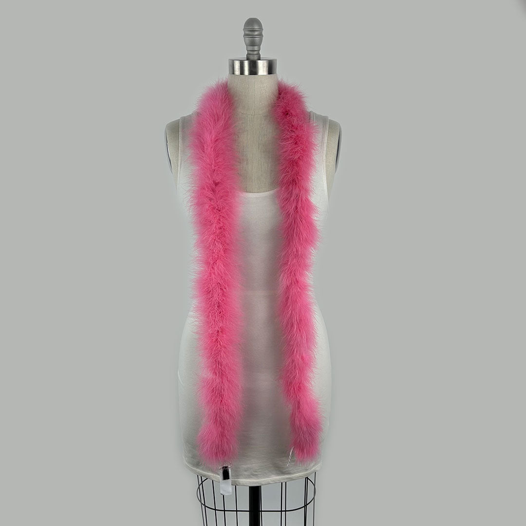 Full Marabou Feather Boa - Coral