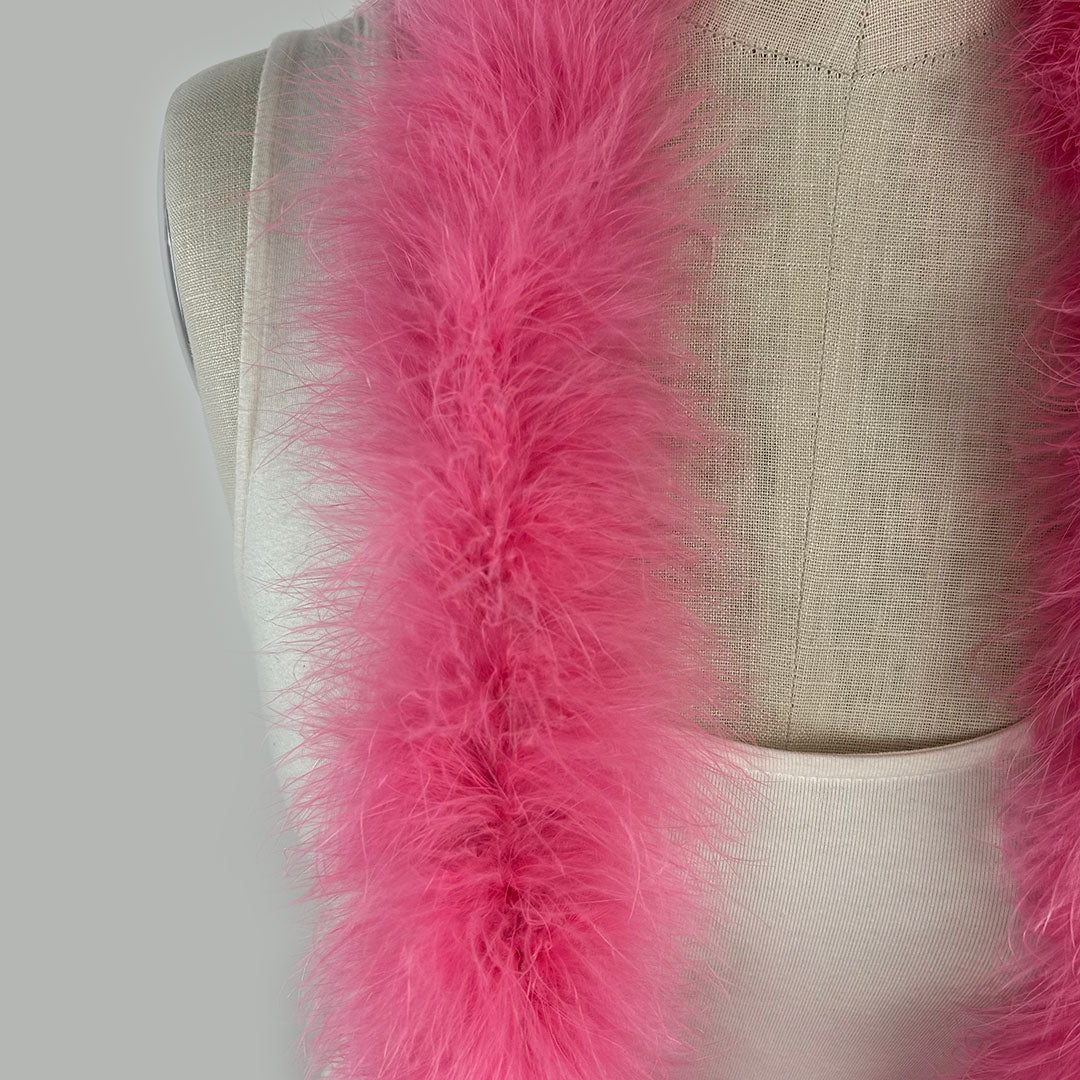 Full Marabou Feather Boa - Coral
