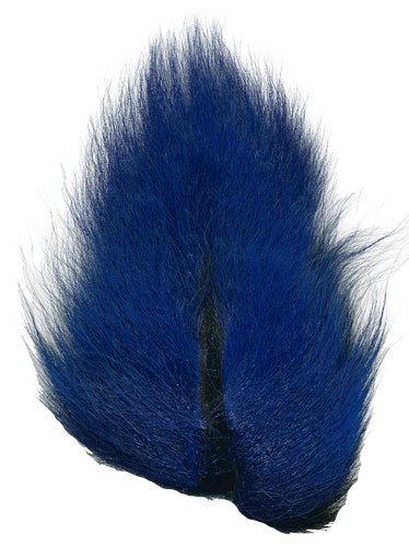 Deer Tail Feathers; Medium - Royal Blue - Feathers