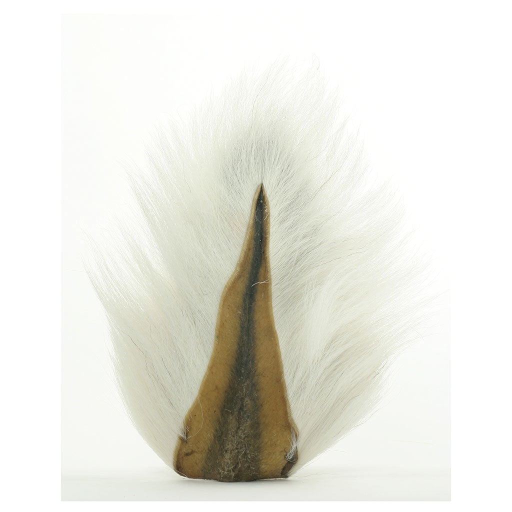 Deer Tails; Medium - Bleach White - Feathers