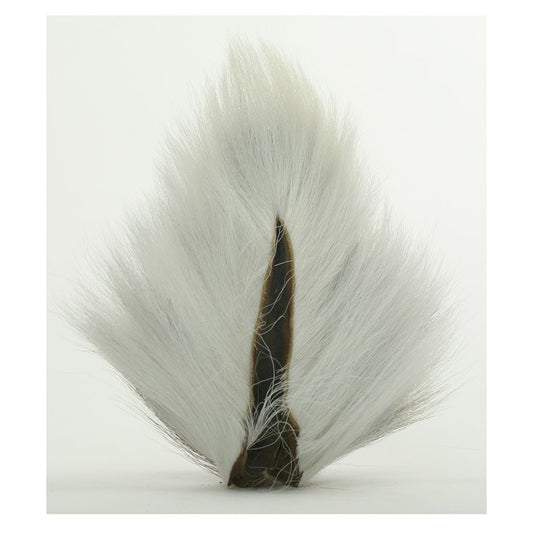 Deer Tails; Medium - Flourescent White - Feathers