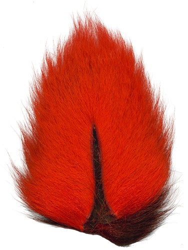 Deer Tails; Medium - Hot Orange - Feathers