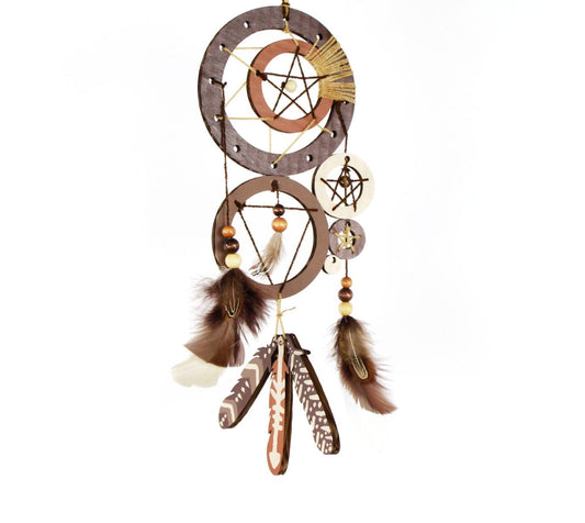 Dream Catcher Kit -- Natural - Feathers