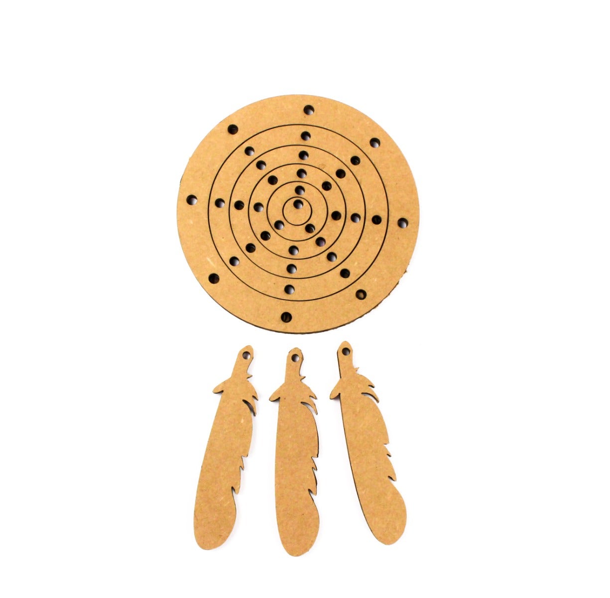 Dream Catcher Kit - Starlight - Feathers