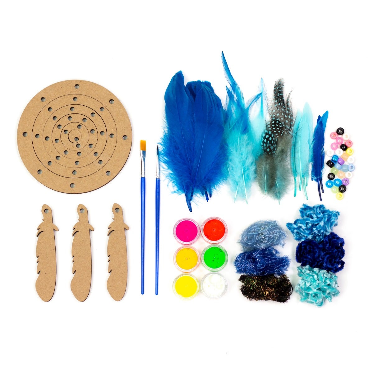 Dream Catcher Kit - Starlight - Feathers