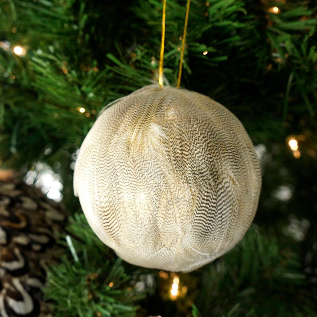 Duck Mallard Feather Ornament - 3’’ - Feathers