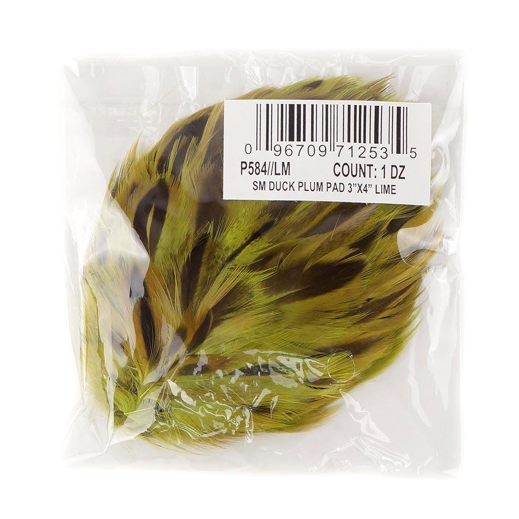 Feather Padding Duck Plumage Feather Pad - Lime | Buy Craft Feather Pads – Zucker ...