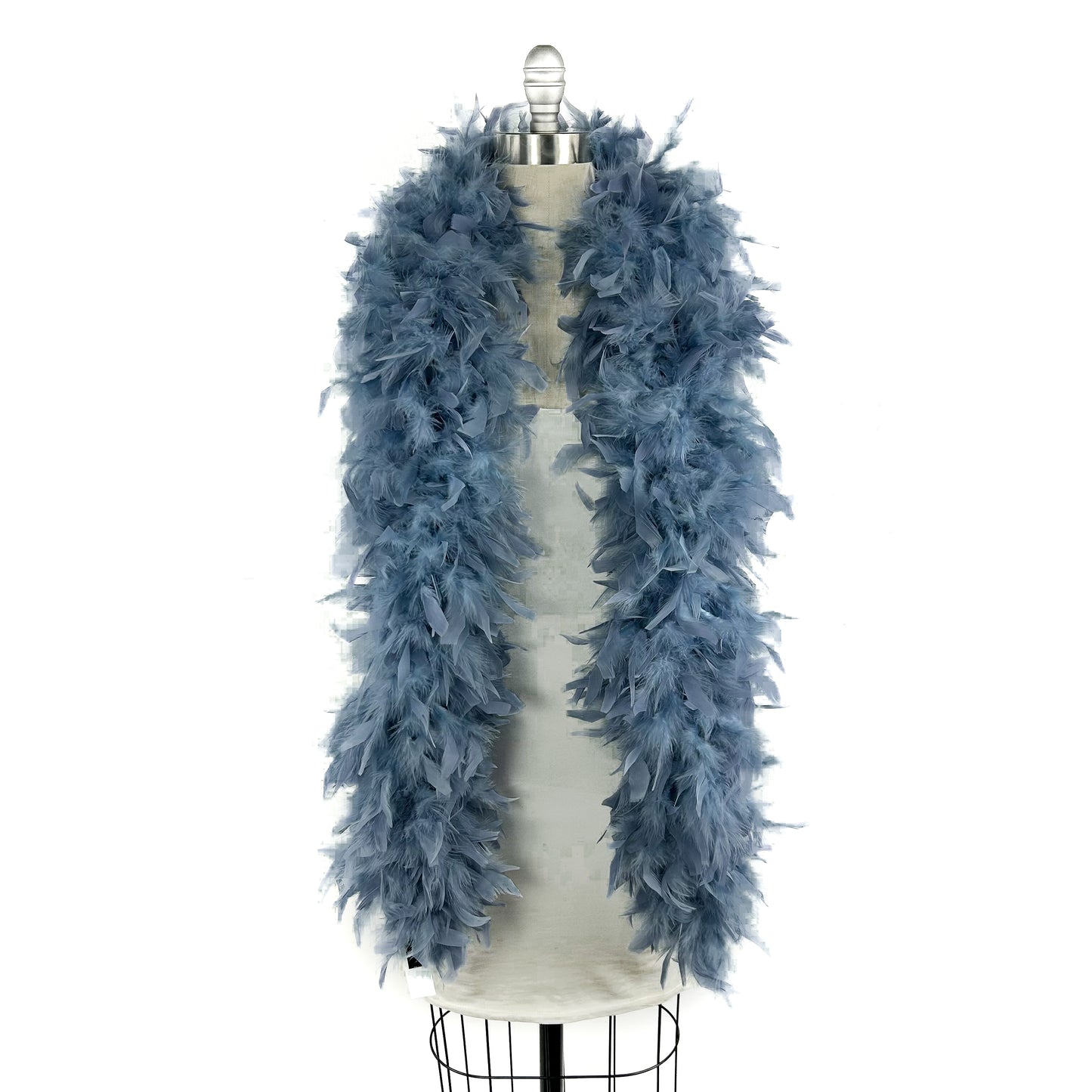 Chandelle Feather Boa - Heavyweight  - Dusty Blue