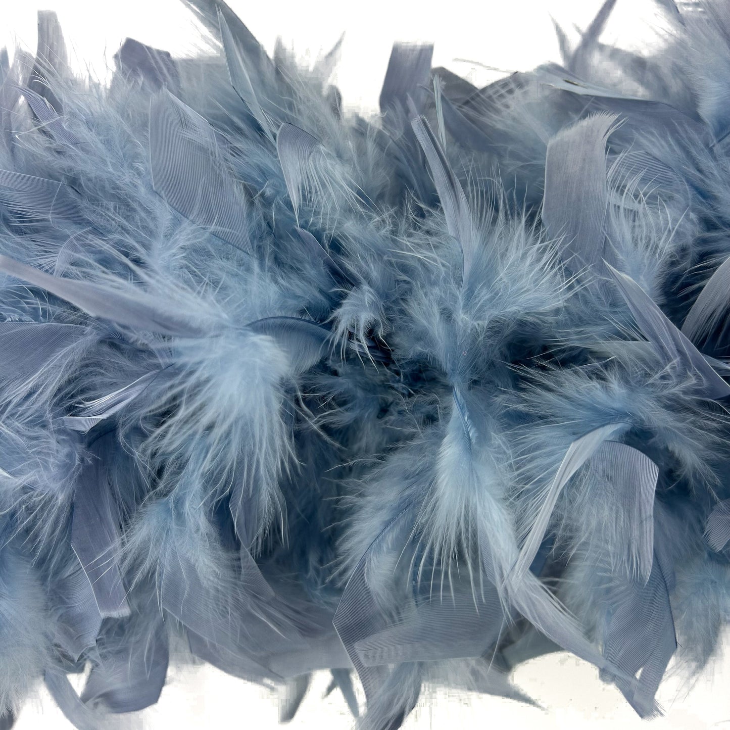 Chandelle Feather Boa - Heavyweight  - Dusty Blue
