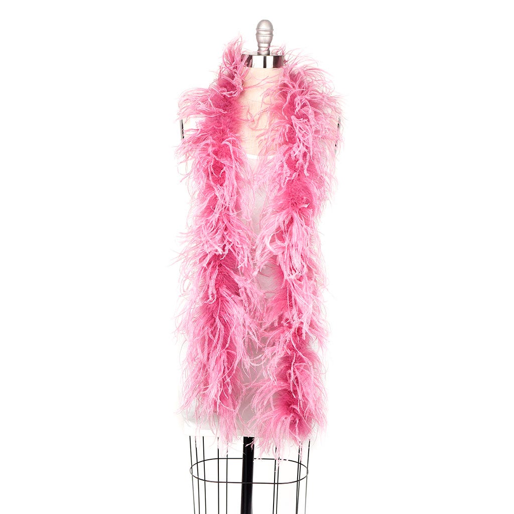 Dusty Rose Gold 2 Ply Ostrich Feather Boa - Ostrich Boa