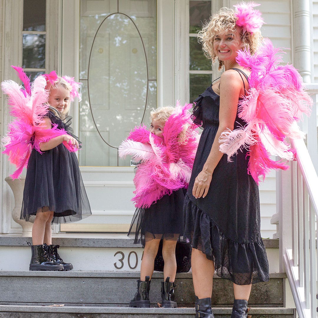 Extra Small Flamingo Costume - Feathers