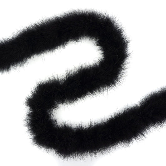 Extra Thick Marabou Feather Boa - Black - Marabou Boa