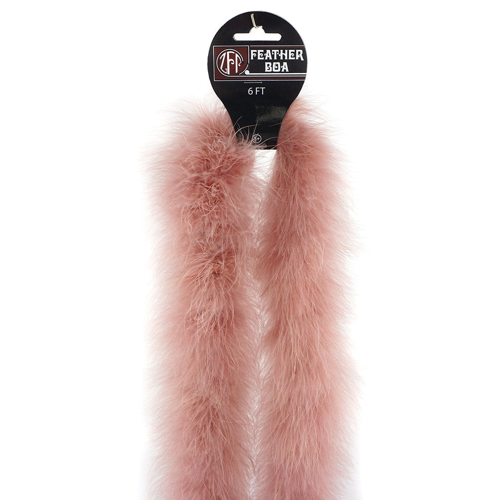 Extra Thick Marabou Feather Boa - Rose - Marabou Boa