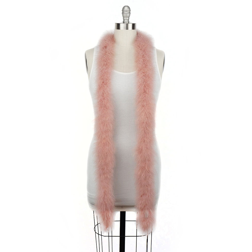 Extra Thick Marabou Feather Boa - Rose - Marabou Boa