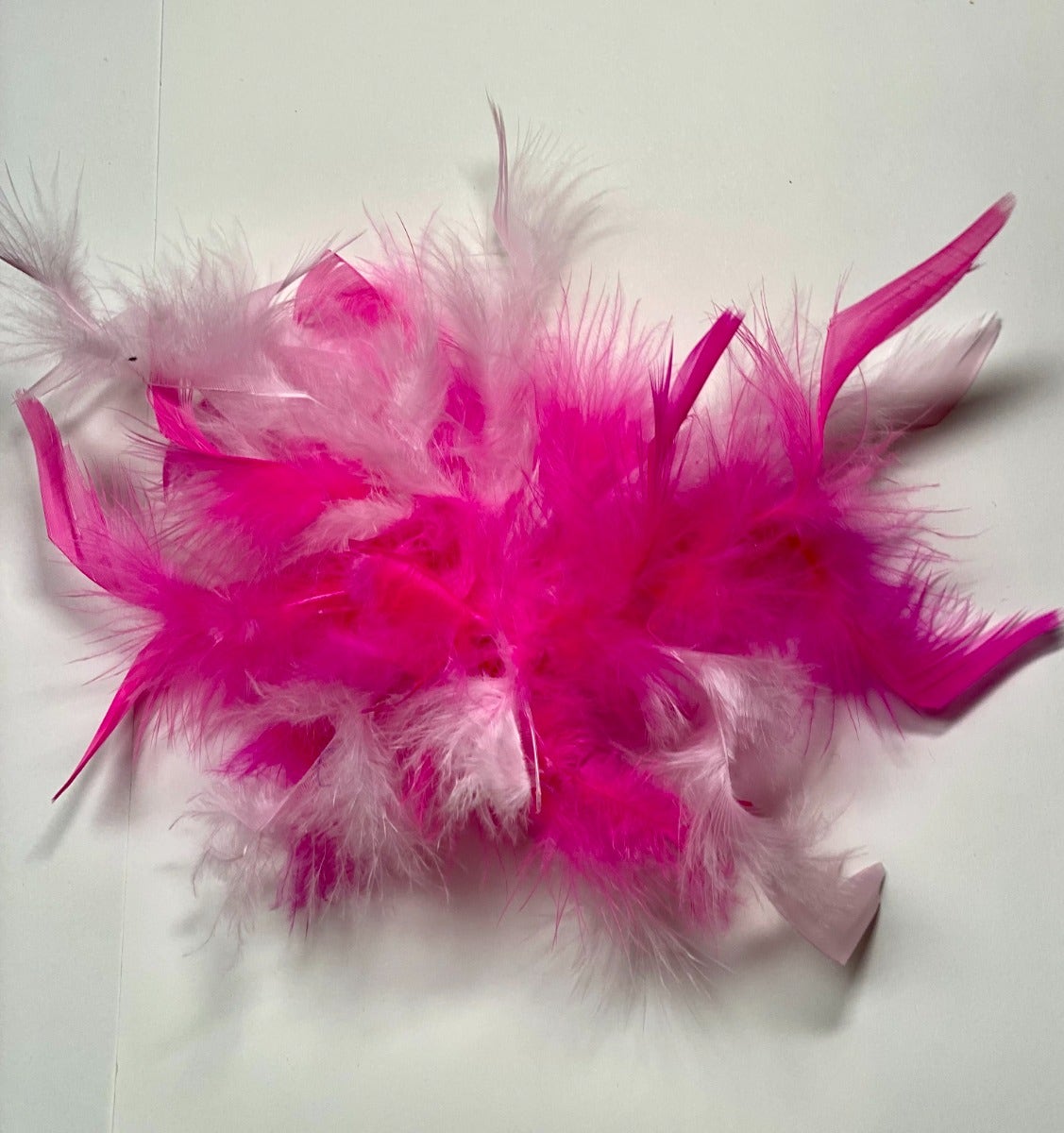 Pink Feather Clip