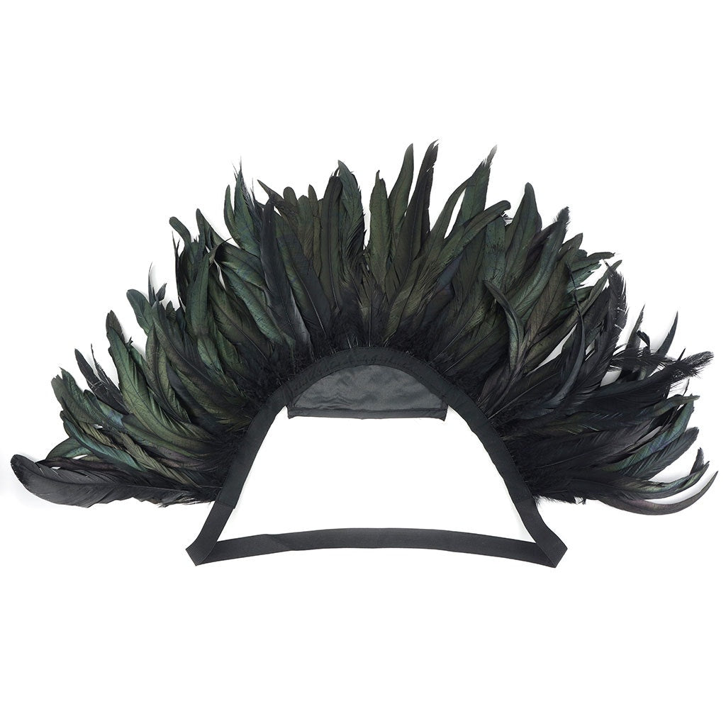 Feather Collar Black - Feathers