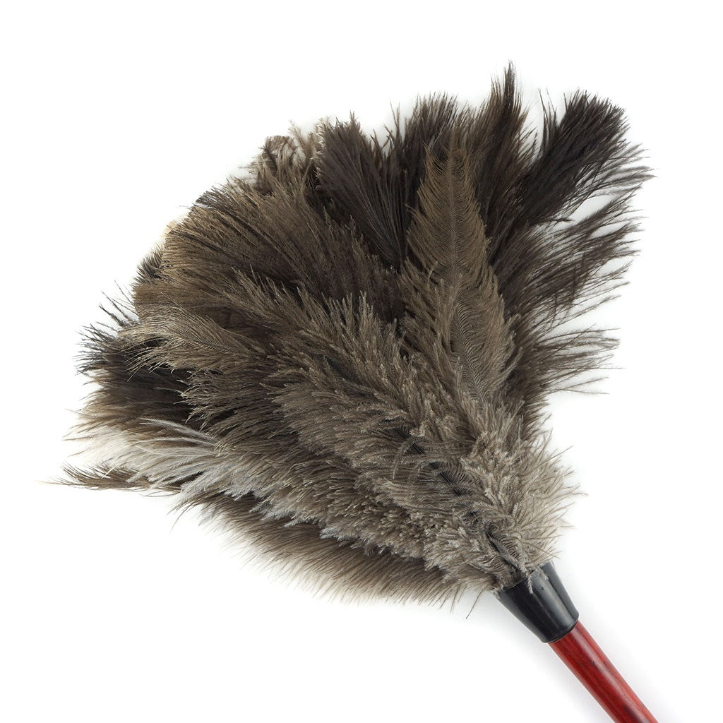 Feather Duster-Wooden Handle Natural - Feathers