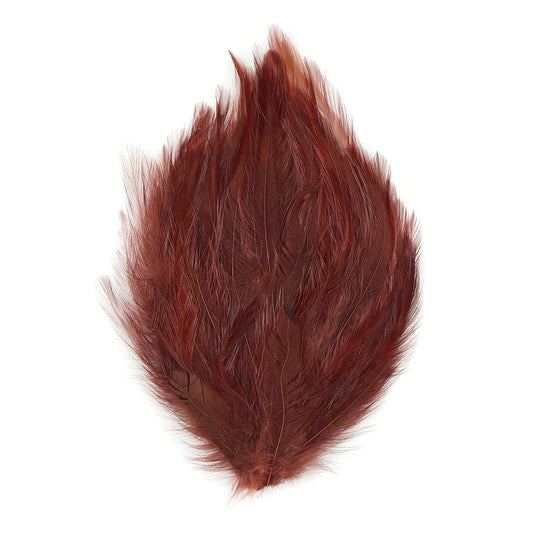 Feather Hackle Pads Dyed - Copper - Feathers