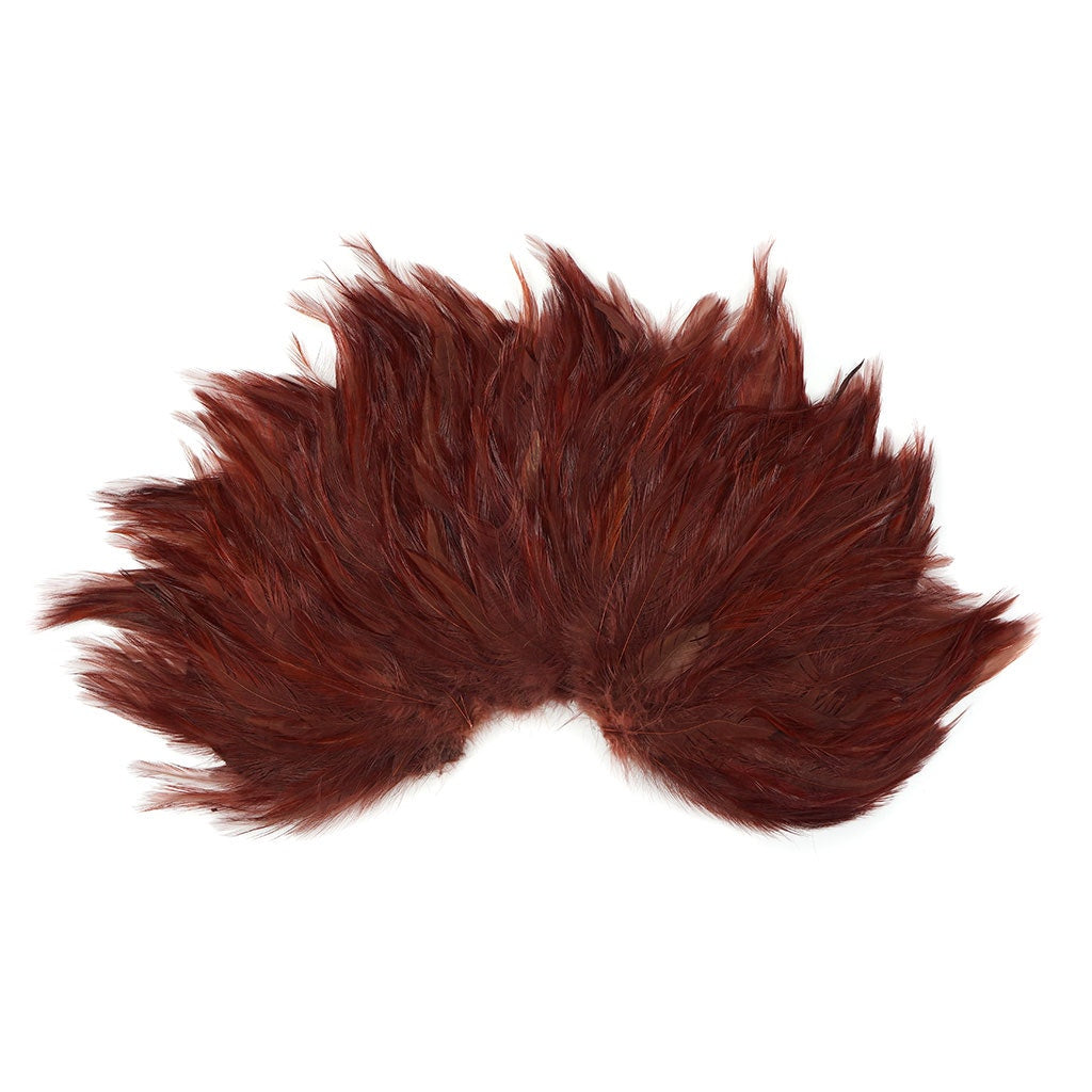 Feather Hackle Pads Dyed - Copper - Feathers