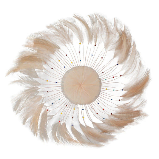 Feather Hackle Plates Solid Colors - Champagne - Feathers