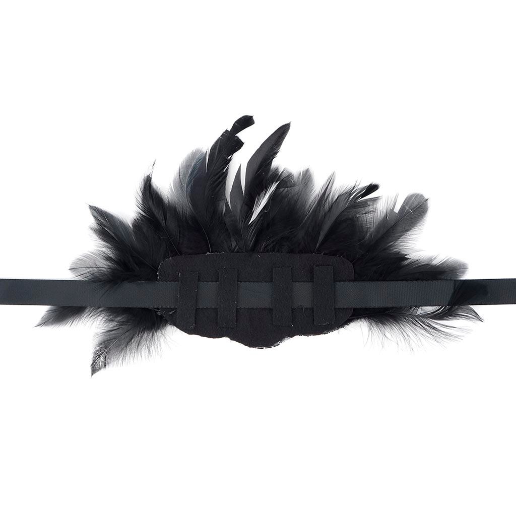 Feather Headband w/Schlappen/Stripped Hackle - Feathers