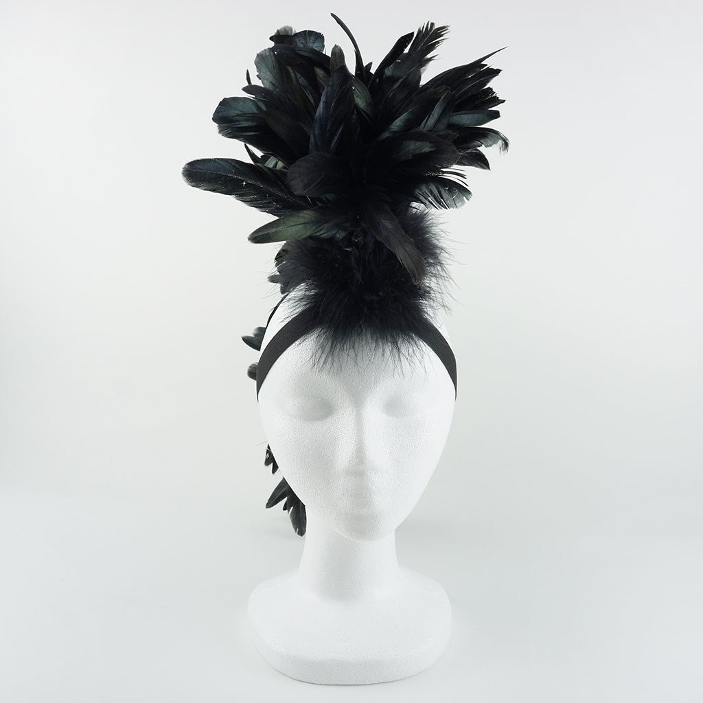 Feather Mohawk - Coque - Black - 8 - 10’’ - Feathers