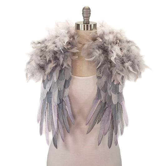 Feather Shrug - Dark Gray/Silver - Shrug