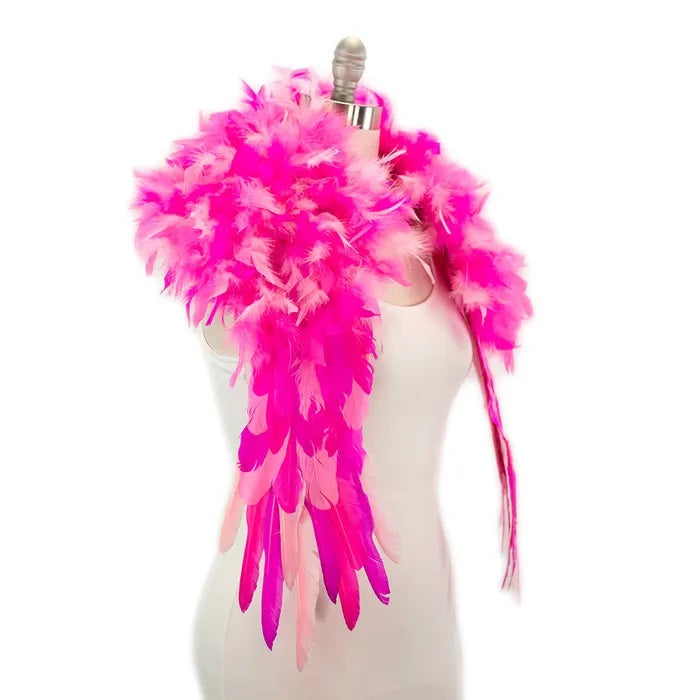 Feather Shrug - Flamingo Pink - Shrug