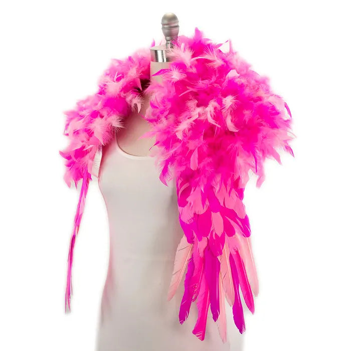 Feather Shrug - Flamingo Pink - Shrug