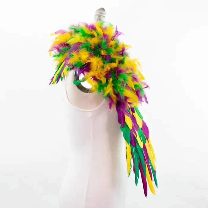 Feather Shrug - Mardi Gras - Shrug