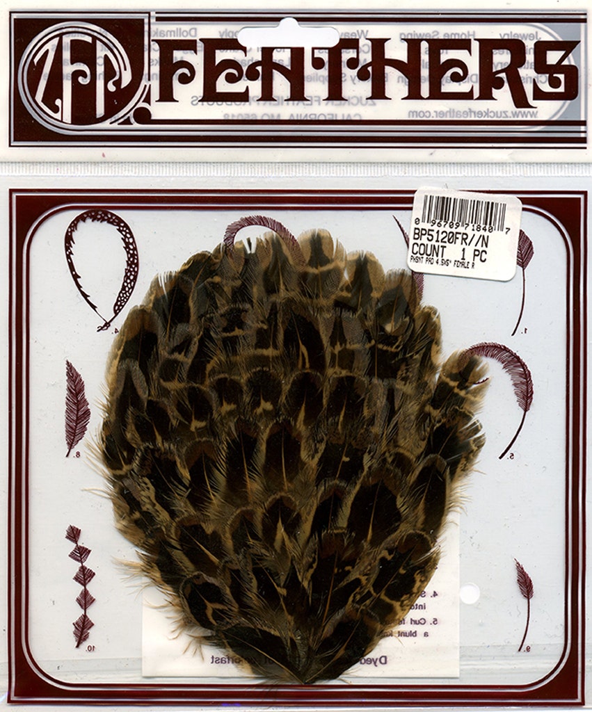 Female Ringneck Feather Pad - 4.5’’ x 5’’ - 1pc - Feathers