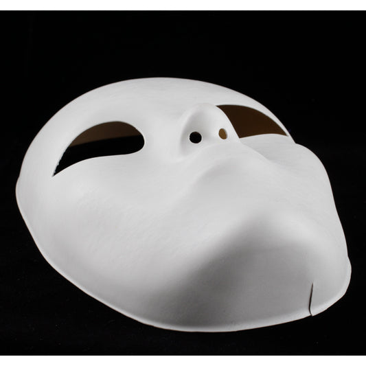 Full Face Heavyweight Mask #2 - White - Feathers