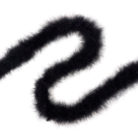 Full Marabou Feather Boa - Black - Marabou Boa