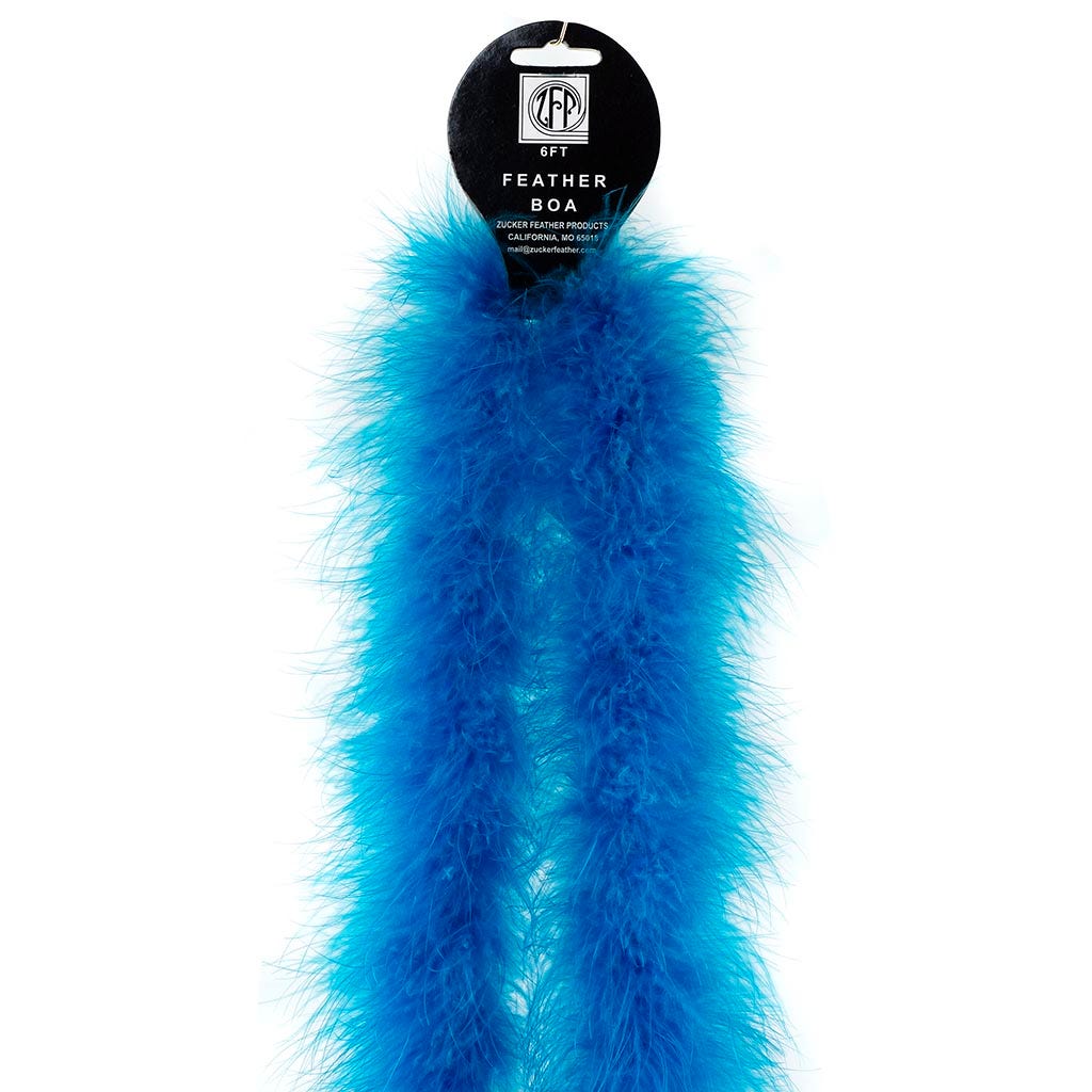 Full Marabou Feather Boa - Dark Turquoise - Marabou Boa