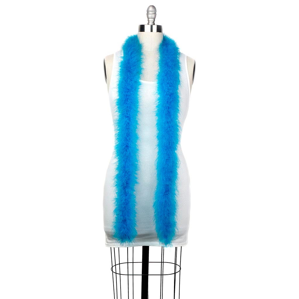 Full Marabou Feather Boa - Dark Turquoise - Marabou Boa