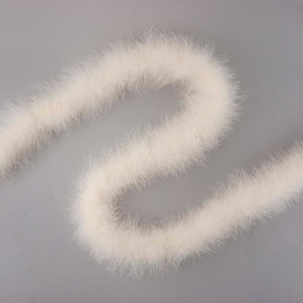 Full Marabou Feather Boa - Ivory - Marabou Boa