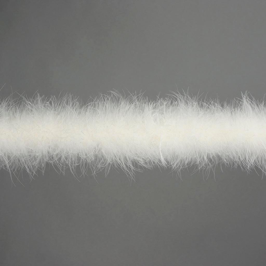 Full Marabou Feather Boa - Ivory - Marabou Boa