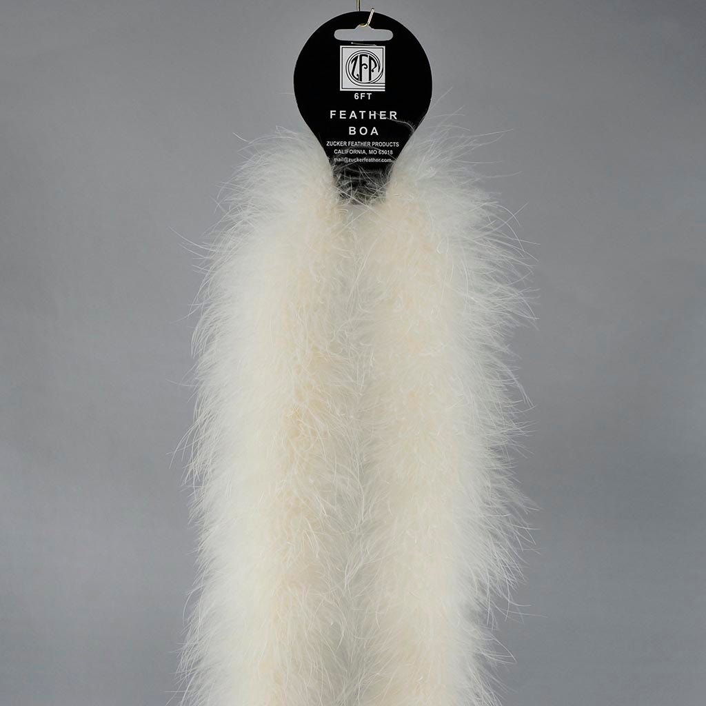 Full Marabou Feather Boa - Ivory - Marabou Boa